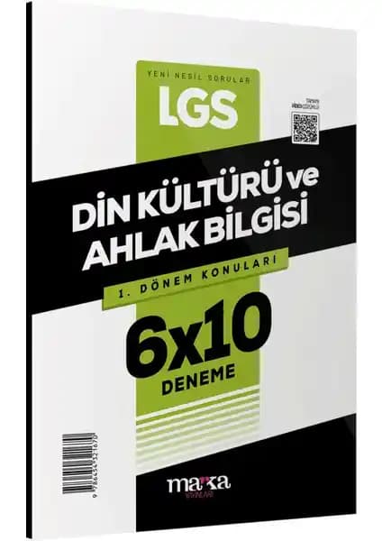 2025 LGS Din Kültürü ve Ahlak Bilgisi 6 Deneme - Güncel ve Güvenilir Sınav Hazırlık Kaynağı