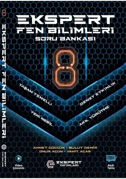 8. Sınıf Fen Bilimleri Soru Bankası 2024 Güncel Müfredat ve Geniş İçerik ile Hazırlık Aracı