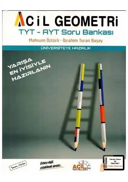 Acil Yayınları TYT AYT Geometri Soru Bankası: Üniversite Sınavlarına Hazırlık İçin Kapsamlı Kaynak