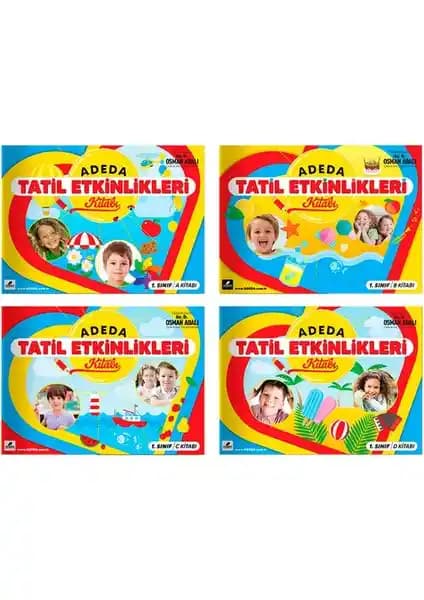 Adeda Tatil Etkinlikleri Kitabı 1. Sınıf Çocuklar İçin Eğlenceli ve Öğretici Kaynak