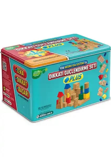 Adeda Yayıncılık Dikkati Güçlendirme Seti Plus 6-8 Yaş Çocuklar İçin Eğitim Aracı