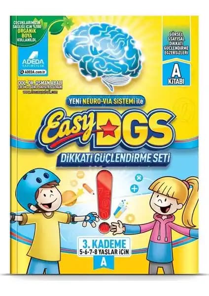 Adeda Yayıncılık Easy Dikkati Güçlendirme Seti Çocukların Odak ve Zeka Gelişimini Destekler