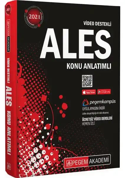 ALES 2021 Tüm Adaylar İçin Video Destekli Konu Anlatımlı Kaynak