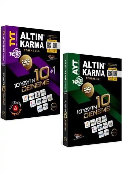 Altın Karma Yayınları 2022 TYT AYT Deneme Setleri Sınava Hazırlıkta Güçlü Bir Seçenek
