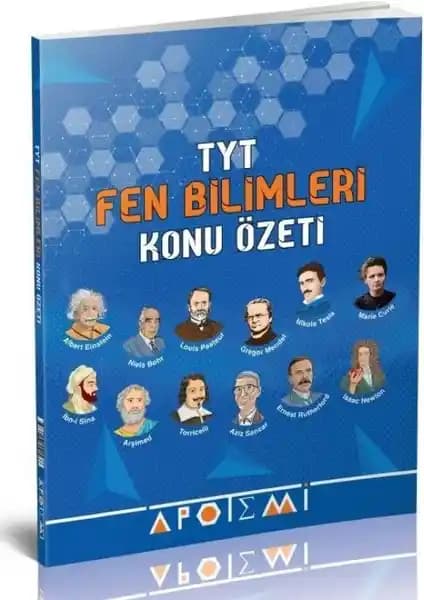 Apotemi Yayınları TYT Fen Bilimleri Konu Özeti Öğrencilere Yönelik Kapsamlı ve Etkili Çalışma Kitabı