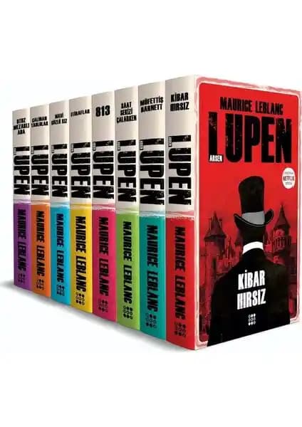 Arsen Lupen 8 Kitap Takımı Maurice Leblanc'in Dedektif Hikayeleri Koleksiyonu