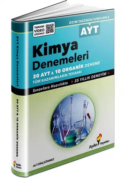 AYT 30 Kimya Deneme Kitabı 1. Dönem Konuları İçin Güncel ve Kapsamlı Çalışma Kaynağı