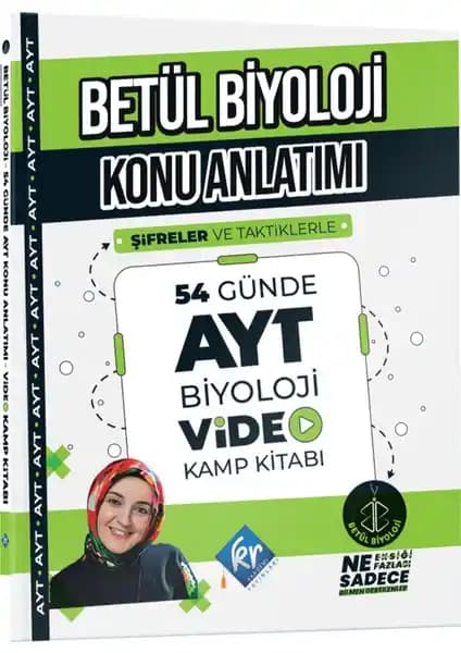 Betül Biyoloji Konu Anlatımı: 54 Günde YKS Biyoloji Başarısı İçin Kapsamlı Kaynak