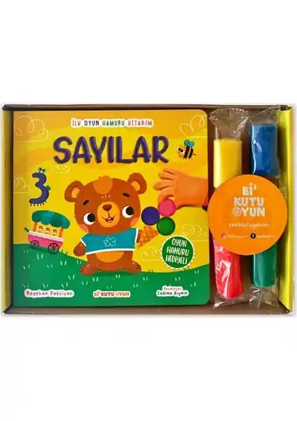 Bi Kutu Oyun İlk Oyun Hamuru Kitabım: Çocuklar İçin Eğlenceli ve Öğretici Eğitim Seti