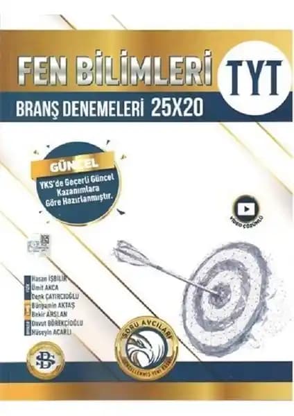 Bilgi Sarmal TYT Fen Bilimleri 25 x 20 Branş Denemeleri Güncel Sınav Formatına Uygun Pratik Bir Kaynak