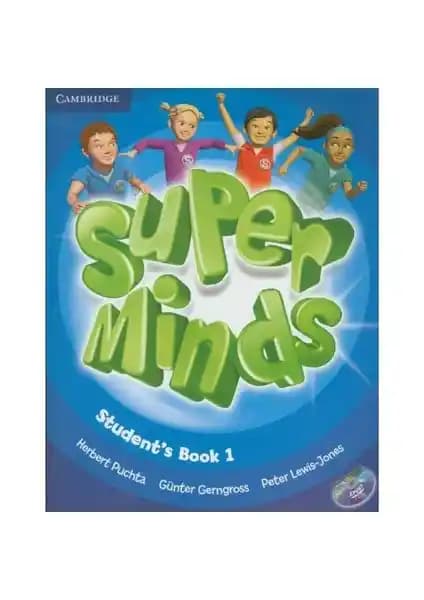 Cambridge Super Minds 1 Çocuklar İçin Çift Dilli Eğlenceli Dil Öğrenme Seti