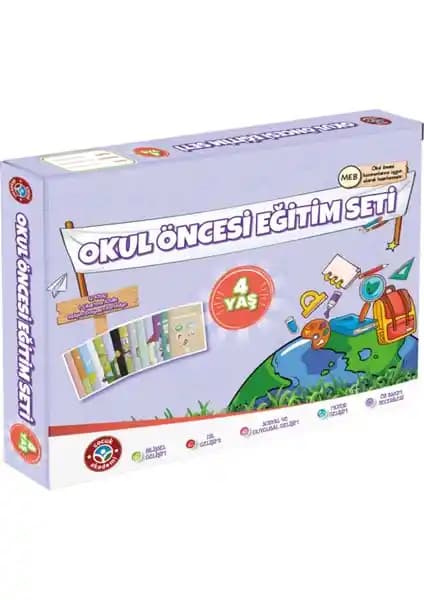 Çocuk Akademi 4 Yaş Okul Öncesi Eğitim Seti: Gelişim Destekleyici Öğrenme Kaynağı