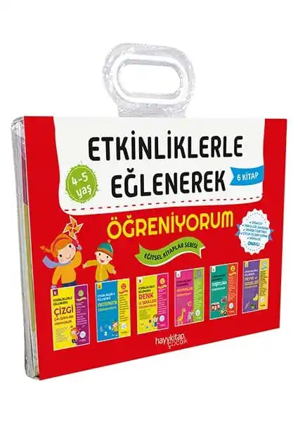 Çocuklar İçin Eğlenceli Öğrenme Seti Gelişim ve Eğitim Destekli Kitaplar