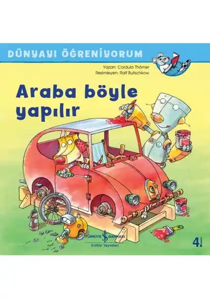 Çocuklar İçin Otomobil Yapımını Anlatan Eğitici Kitap: