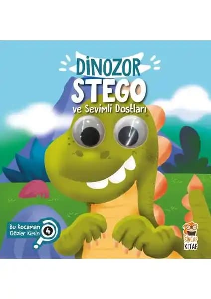 Dinazor Stego ve Sevimli Dostları Çocuklar İçin Eğitici ve Dayanıklı Kitap