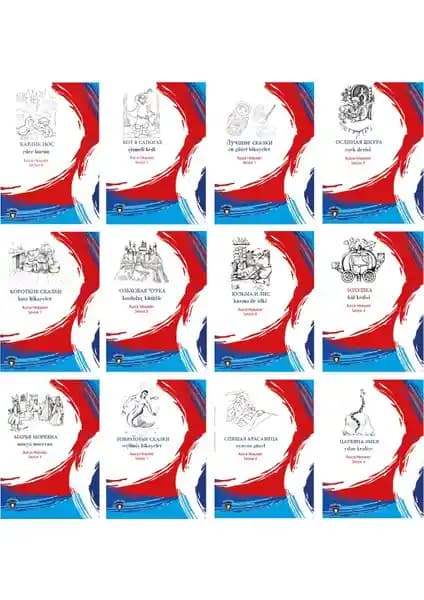 Dorlion Yayınları Rusça Hikayeler 12 Kitap Seti: Seviye Uyumlu Öğretici ve Kültürel İçerik