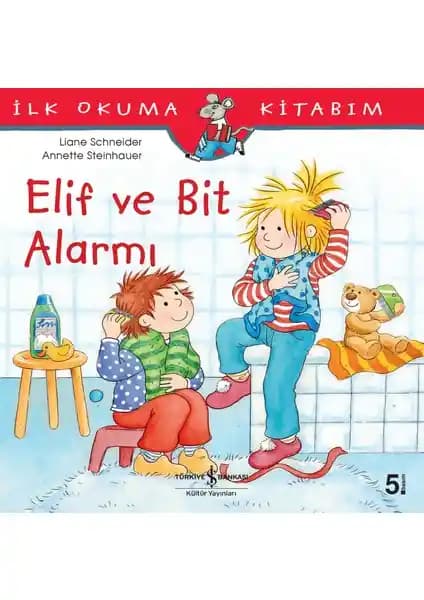 Elif ve Bit Alarmı çocuklar için hijyen ve sağlık temalı ilk okuma kitabı