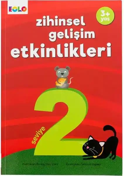 Eolo Yayıncılık Seviye 2 Zihinsel Gelişim Etkinlikleri Çocuklar İçin Eğitim Kitabı