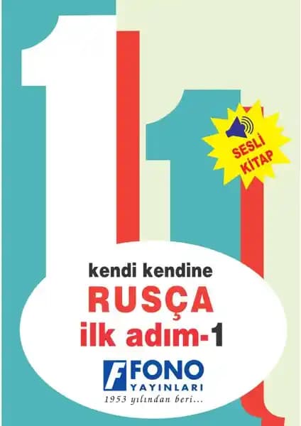 Fono Rusça İlk Aşam 1 Cd'li: Başlangıç Seviyesi İçin Etkili ve Kolay Öğrenme Kaynağı