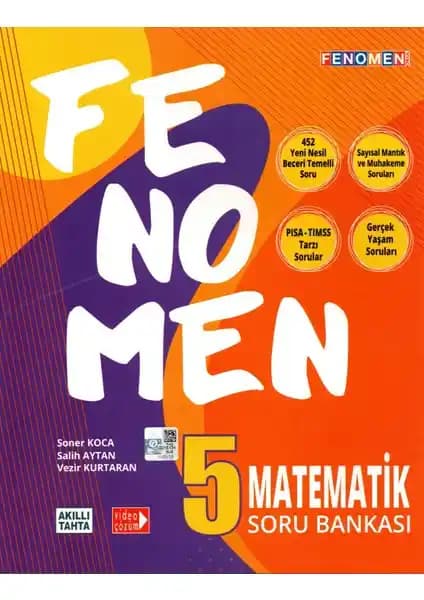 Gama Yayınları Fenomen 5. Sınıf Matematik Soru Bankası: Sınavlara Hazırlık ve Beceri Geliştirme