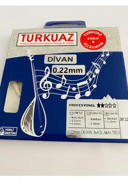 GMC Turkuaz DBT222 Divan Bağlama Teli ile Sesinizde Derinlik ve Zenginlik Sağlayın