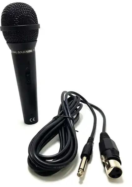 Gold Audio FM-178 El Tipi Kablolu Mikrofon Yüksek Ses Kalitesi ve Kullanım Kolaylığıyla
