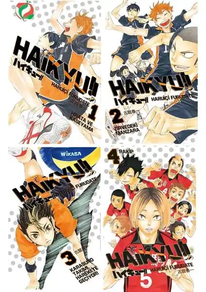 Haikyu Manga Seti Türkçe: Spor ve Dostluk Temalarını İşleyen İlk Dört Cilt Koleksiyonu