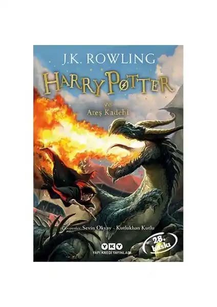 Harry Potter ve Ateş Kadehi 4 Kitabı Koleksiyon ve Fantastik Edebiyat Severler İçin