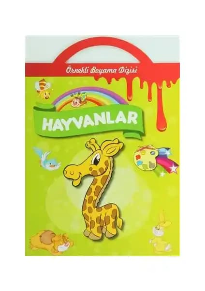 Hayvanlar Temalı Öğretici ve Eğlenceli Boyama Kitabı Çocuklar İçin Uygun ve Kaliteli İçerik