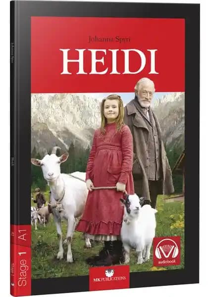 Heidi - Aşama 1 İngilizce Hikaye Kitabı Çocuklar ve Yeni Başlayanlar İçin Öğretici