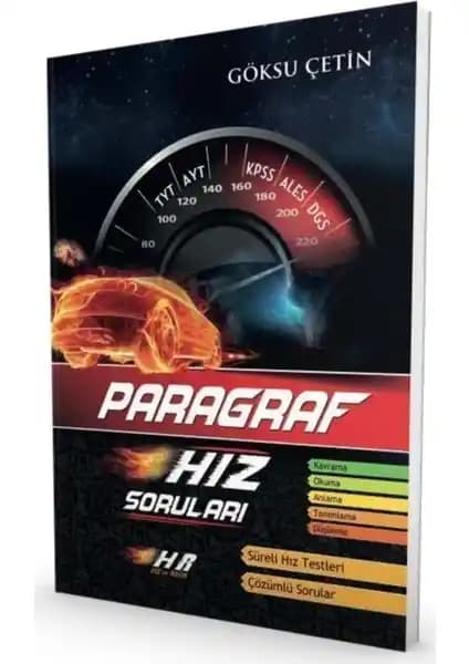 Hız ve Renk Yayınları'nın TYT AYT KPSS DGS Paragraf Hız Soruları Kitabı İncelemesi