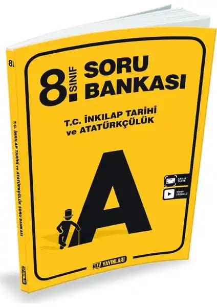 Hız Yayınları 8. Sınıf İnkılap Tarihi ve Atatürkçülük Soru Bankası Güncel İçerik ve Pratik Çözümler