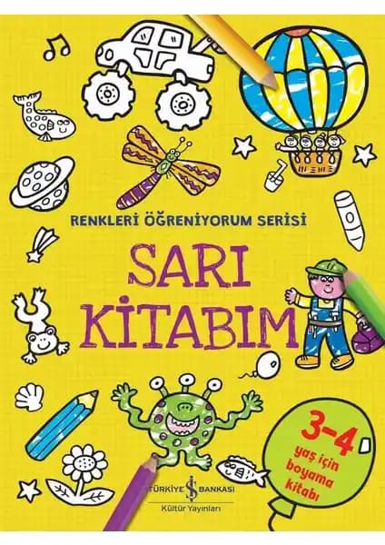 İş Bankası Kültür Yayınları Renkleri Öğreniyorum Serisi Çocuklar İçin Eğitici Kitap