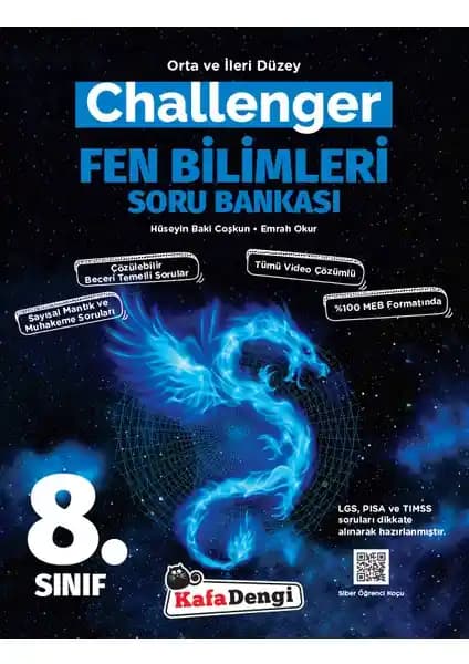Kafa Dengi Yayınları 8. Sınıf Fen Bilimleri Challenger Soru Bankası İncelemesi ve Özellikleri
