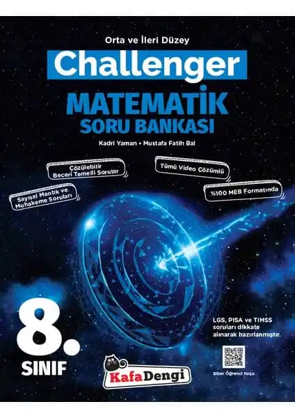 Kafa Dengi Yayınları 8. Sınıf LGS Matematik Challenger Soru Bankası Detaylı İnceleme