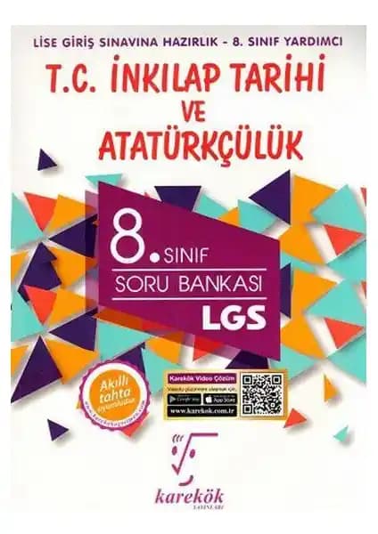 Karekök Yayıncılık 8. Sınıf LGS İnkılap Tarihi Soru Bankası Güncel ve Kapsamlı Rehber
