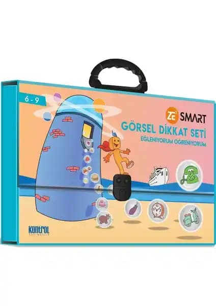 Kontrol Yayıncılık ZE2 6-9 Yaş Görsel Dikkat Seti çocukların dikkat ve zeka gelişimini destekler