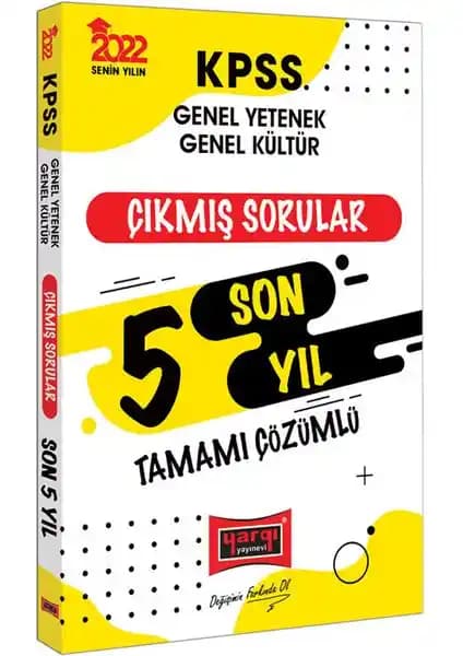 KPSS 2022 Genel Yetenek ve Genel Kültür Soru Bankası Çözümlü Son 5 Yıl İçerikli