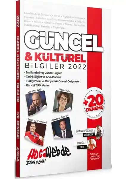 KPSS 2022 Güncel Bilgiler Kitabı Hocawebde Yayınları Sınava Hazırlık Kaynağı