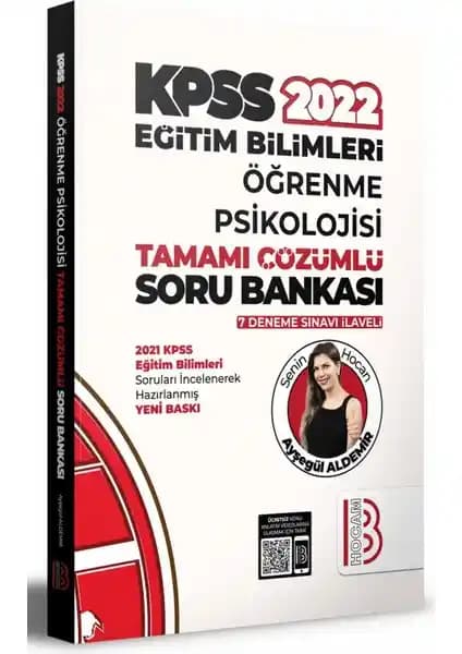 KPSS Eğitim Bilimleri Öğrenme Psikolojisi Tamamı Çözümlü Soru Bankası – Güncel ve Kapsamlı Kaynak