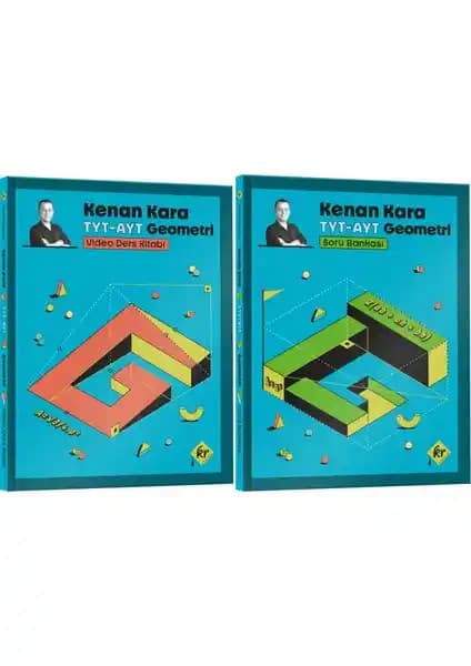 Kr Akademi Kenan Kara ile TYT AYT Geometri Video Ders Kitabı ve Soru Bankası Seti