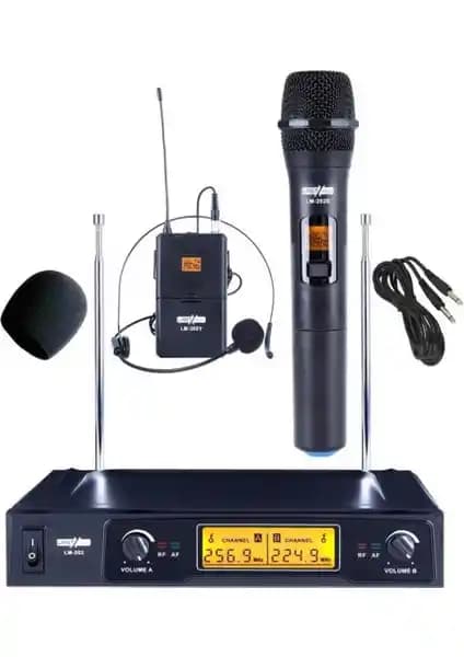 Lastvoice LM-202EH Çiftli Kablosuz Mikrofon Seti: Profesyonel ve Günlük Kullanım İçin Uygun