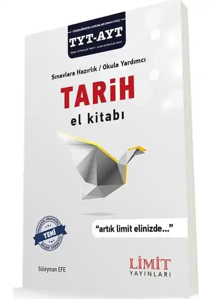Limit Yayınları TYT-AYT Tarih El Kitabı Konu Anlatım: Detaylı ve Güncel Eğitim Kaynağı Türkiye geneli sınavlara uygun