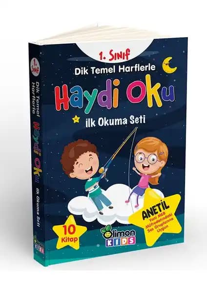 Limonkids Haydi Oku 1. Sınıf Okuma Seti Çocukların Okuma Becerilerini Geliştiren Eğitici Kitaplar