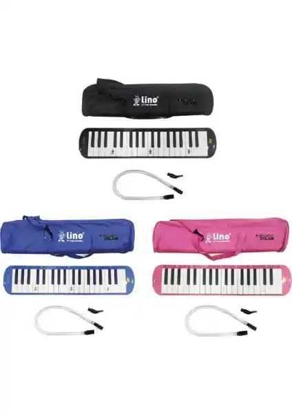 Lino 37 Tuşlu Bez Çantalı Melodika: Sağlam ve Hijyenik Müzik Enstrümanı