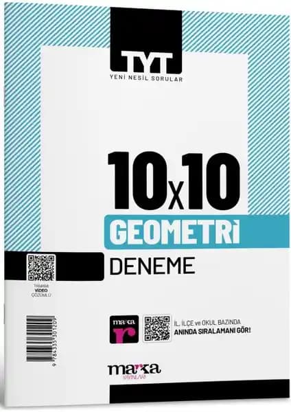 Marka Yayınları 2025 TYT Geometri 10 Deneme Tamamı Video Çözümlü Ürün İncelemesi ve Detaylar