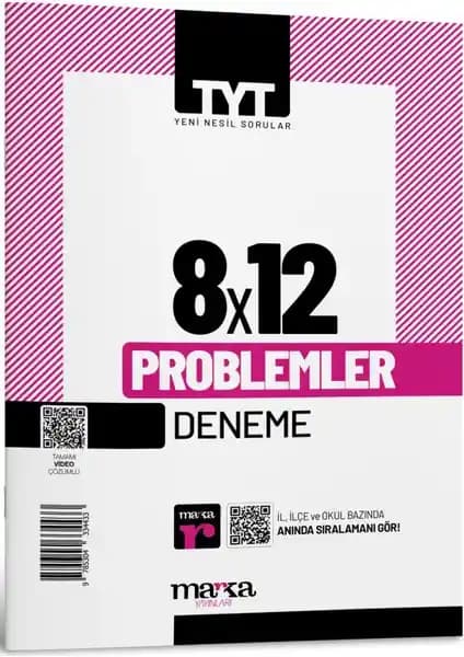 Marka Yayınları 2025 TYT Yeni Nesil Problemler Kitabı Sınava Hazırlık ve Çözüm Rehberi