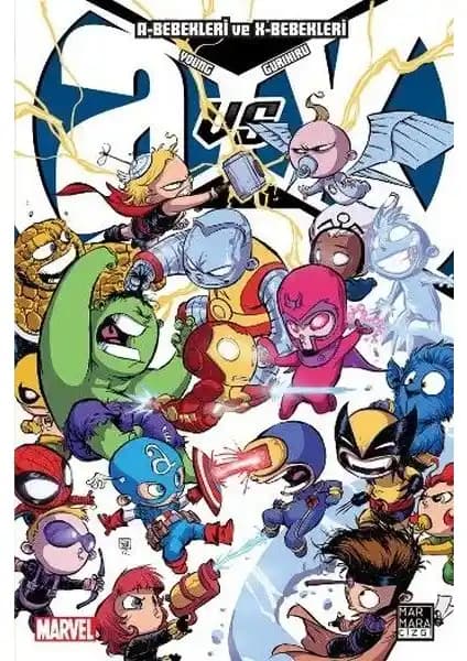 Marvel A-Bebekleri ve X-Bebekleri Türkçe Çizgi Romanı Çocuklar İçin Eğlenceli ve Macera Dolu Hikayeler