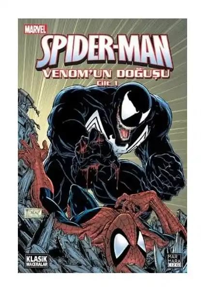 Marvel'in ikonik karakteri Örümcek Adam ve Venom'un kökenini anlatan çizgi roman serisi