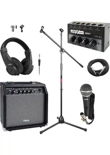 Midex MGA-35BK-FP Elektrik Gitar Amfi Seti Güçlü ve Çok Fonksiyonlu Performans Arayanlar İçin